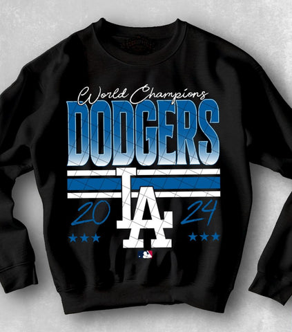 LA Baseball White Text