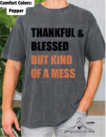 Thankful & Bleased But Kind Of A Mess