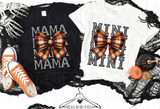 MAMA Rhinestone Plaid Bow