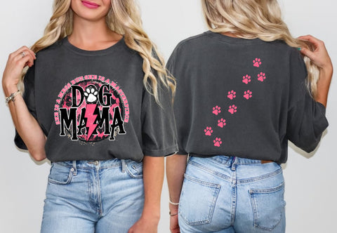 Dog Mama w/ paw prints