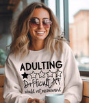 Adulting Would Not Recommend