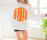 State Circle Orange