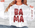 Alabama Faux Sequin w/ Sleeve