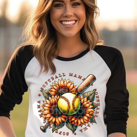 Softball Mama Sunflower