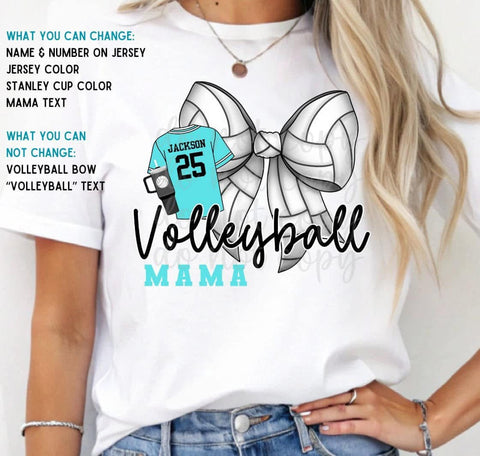 Custom Volleyball Mama